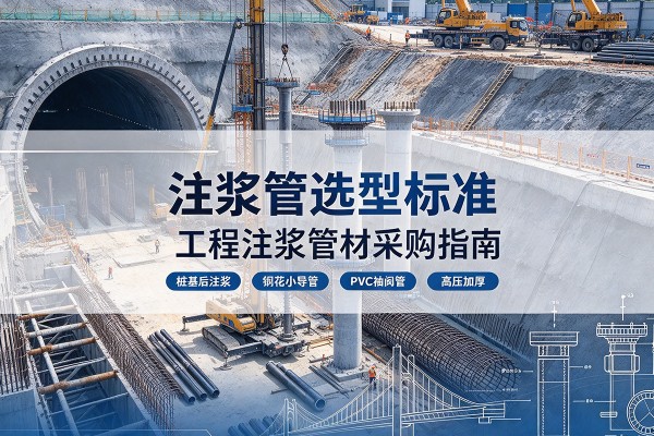 兴文注浆管选型标准