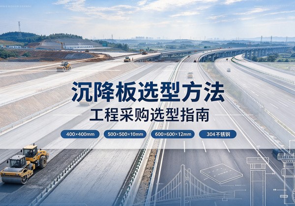兴文沉降板选择方法